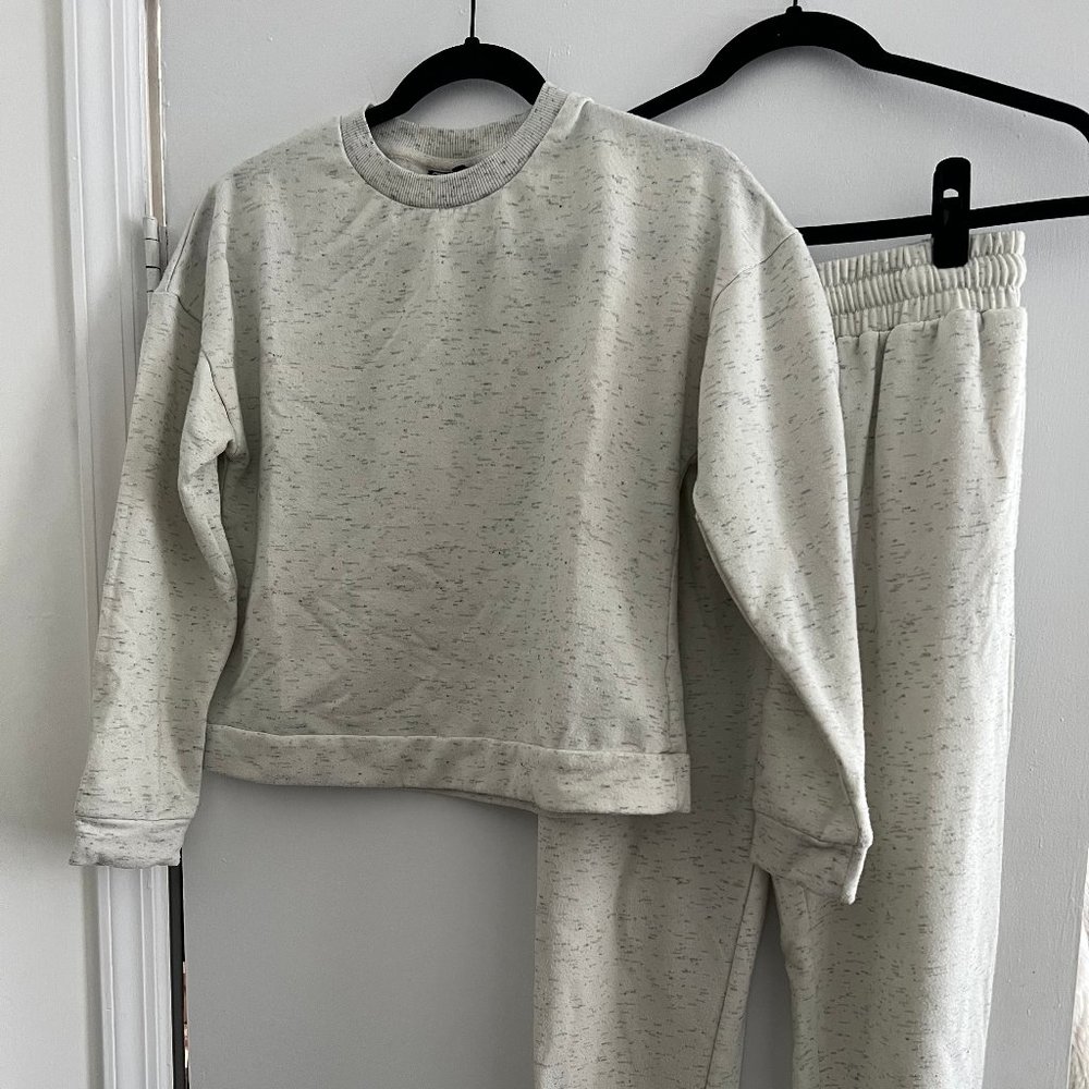 ASOS - Heathered Oatmeal Lounge Set
